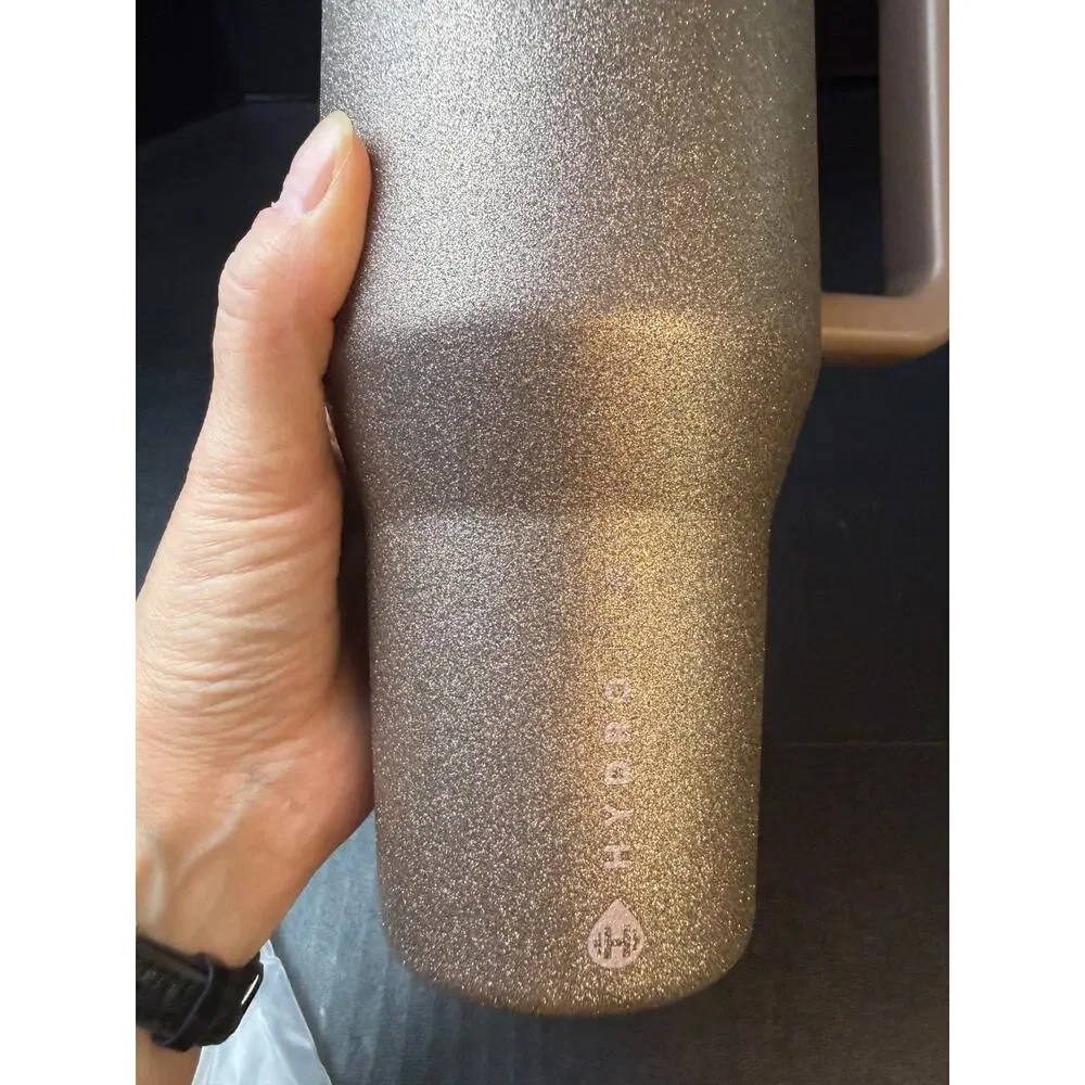 Hydrojug MIST 32oz NWT Birthday Gold Glitter Shimmer Tumbler Limited Edition